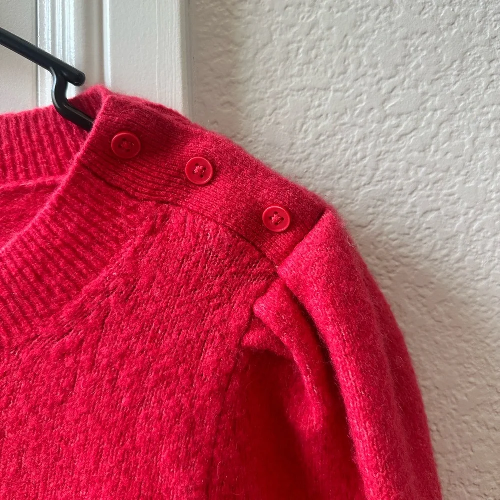 Anthropologie Red Sweater - Picture 3 of 4